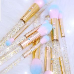 SLMISSGLAM Gold Glitter Brush Set